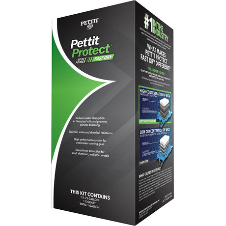 Pettit 48004801G Protect Fast Dry Fast Dry Epoxy Primer System, Gal., Gray