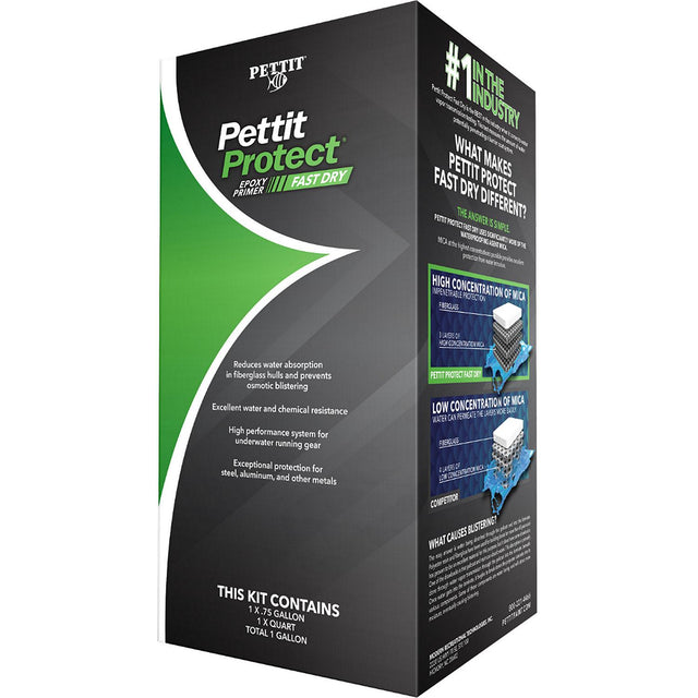Pettit 48004801G Protect Fast Dry Fast Dry Epoxy Primer System, Gal., Gray
