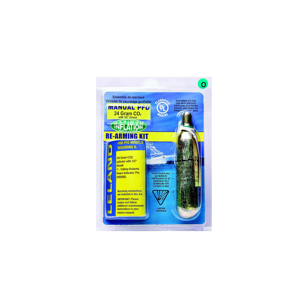 Leland 840AMU84204Z Inflatable PFD Rearming Kit, Manual, 24-Gram