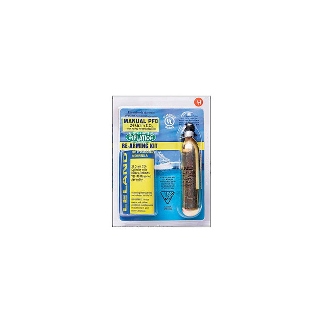 Leland V8616084204Z Rearm Kit 24 Gram Co2 With Bayonet For Manual Inflable PFD