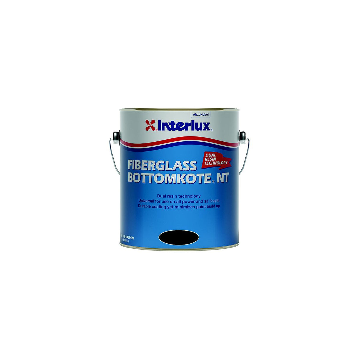 Interlux YBB369Q Fiberglass Bottomkote® NT Bottom Paint, Blue Qt.