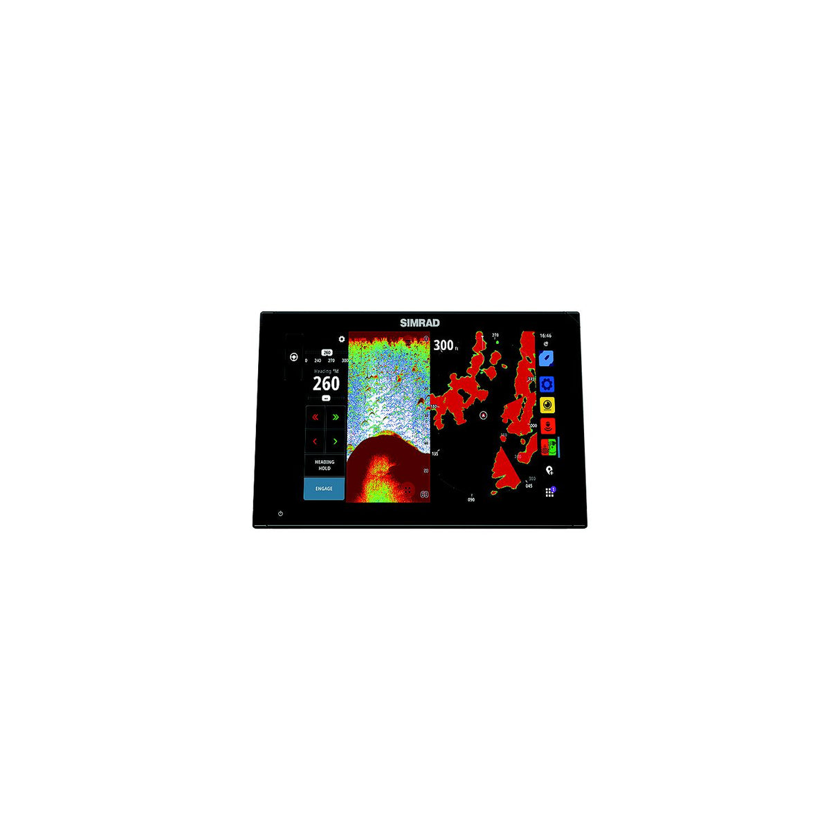 Simrad 00015367001 NSX™ 3012 Smart Chartplotter & Fishfinder, 12" w/Active Imaging™