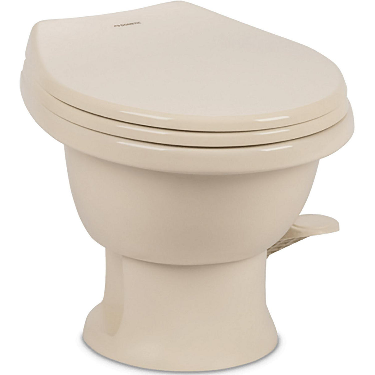 Dometic 9610008262 411 Gravity Flush Toilet, Bone, Standard Height