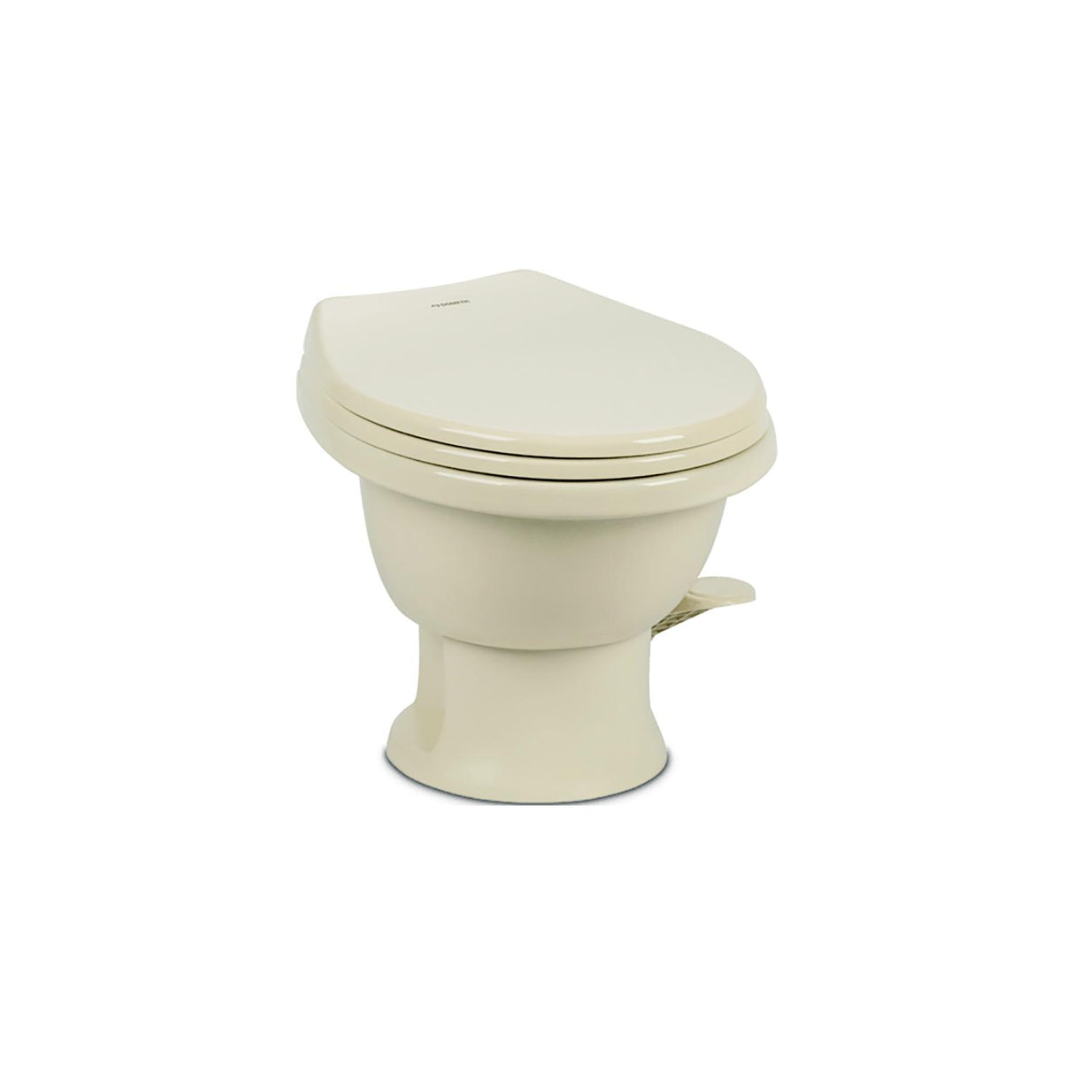 Dometic 9610008262 411 Gravity Flush Toilet, Bone, Standard Height