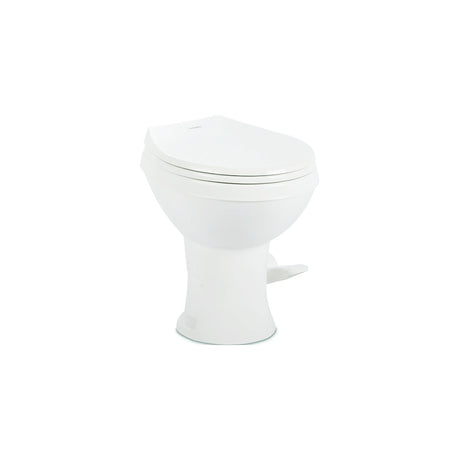 Dometic 9610008275 400 Gravity Flush Toilet, White, Standard Height
