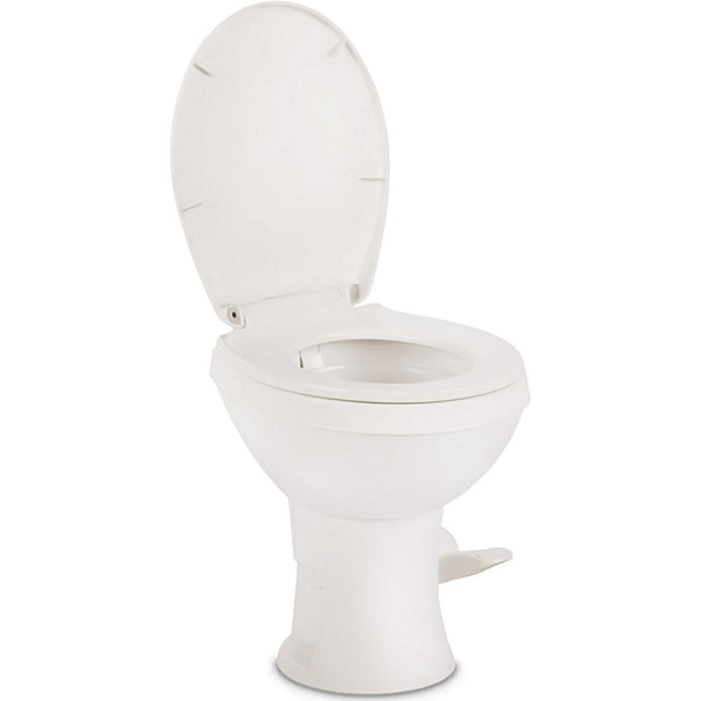 Dometic 9610008275 400 Gravity Flush Toilet, White, Standard Height