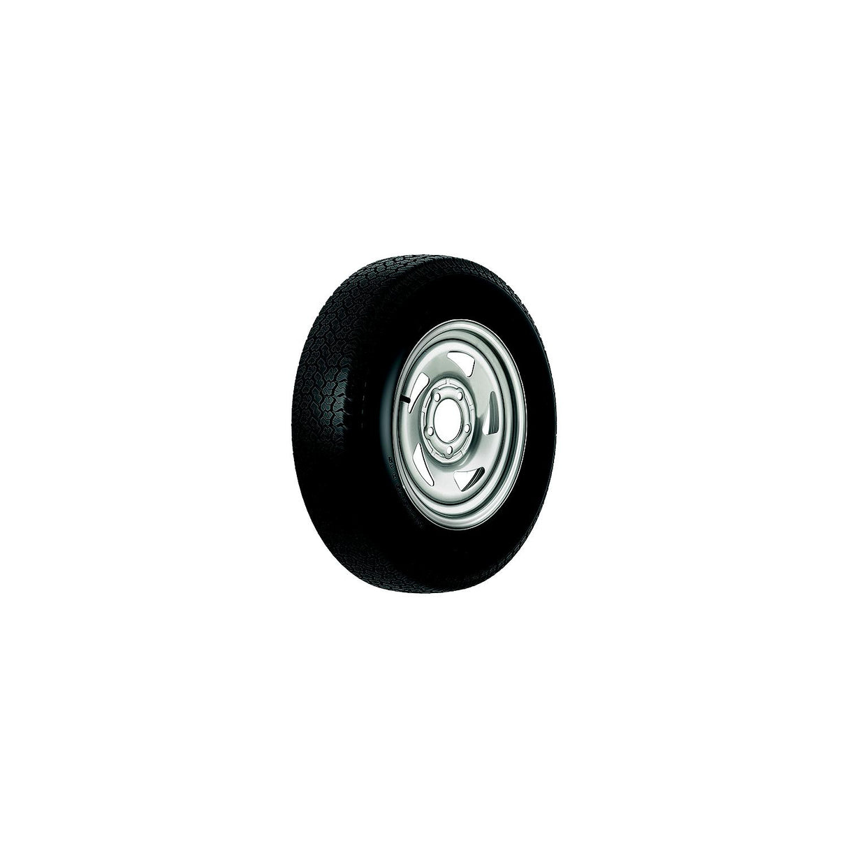 Loadstar Bias Tire and Wheel (Rim) Assembly ST225/75D-15 6 Hole D Ply
