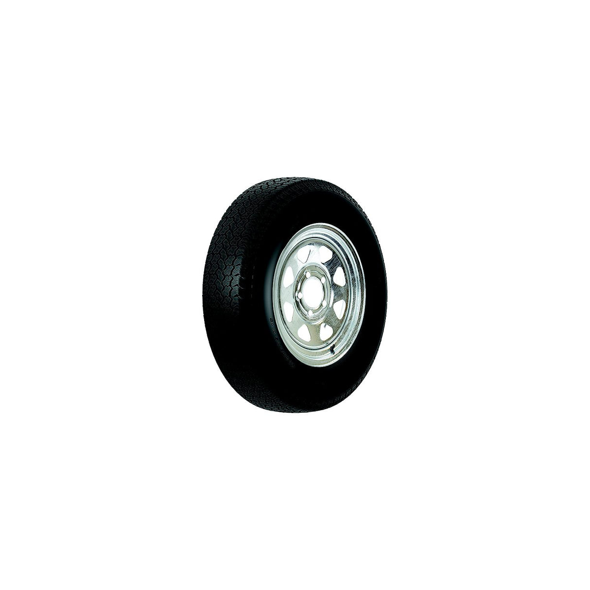 Loadstar Bias Tire and Wheel (Rim) Assembly ST175/80D-13 5 Hole C Ply