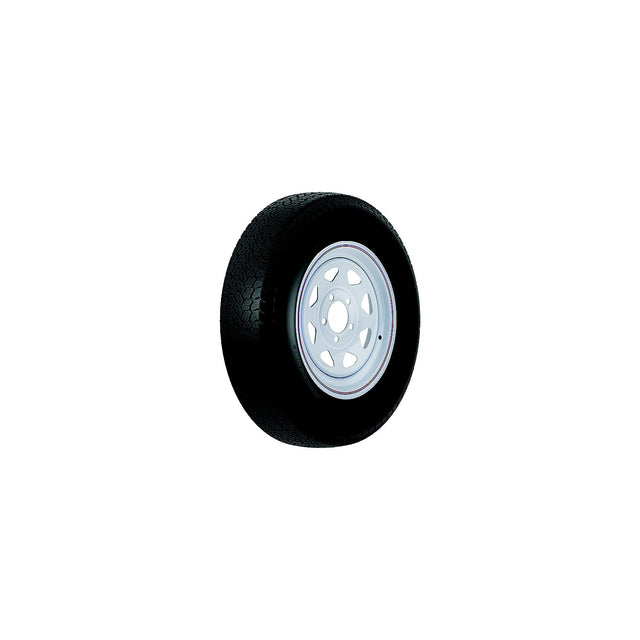 Loadstar Bias Tire and Wheel (Rim) Assembly ST215/75D-14 5 Hole C Ply