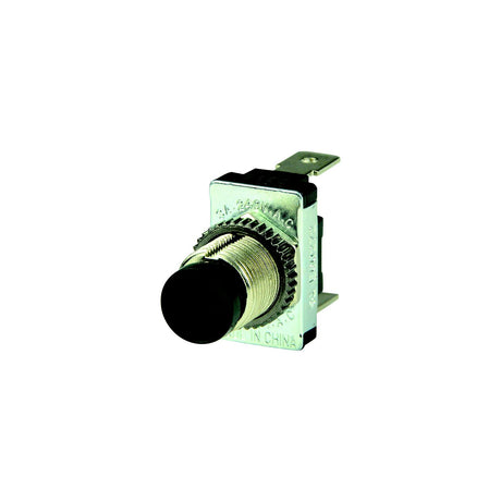 BEP 1001402 Momentary Contact Switch Off–(On), Black