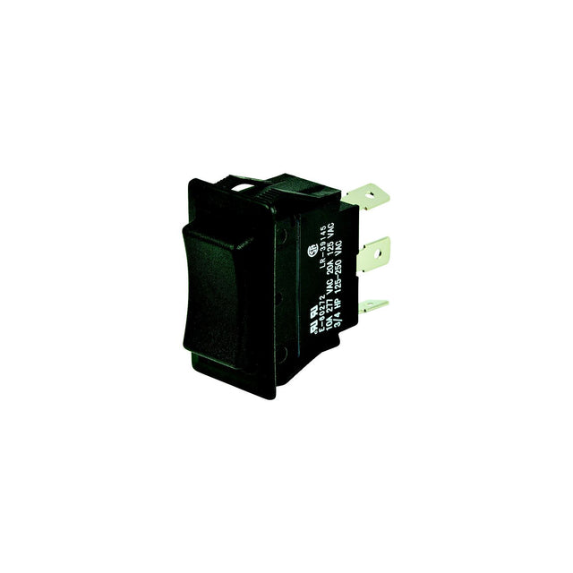 BEP 1001704 Rocker Switch, Off-On, SPST, 1/4" Blade Terminals