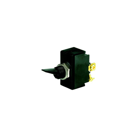 BEP 1001902 Plastic Handle Toggle Switch, Off-On, SPST, #6–32 Screw Terminals