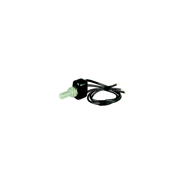 BEP 1002011 Sealed Dipped Toggle Switch, On-Off-On, SPDT, 8" Wire Leads
