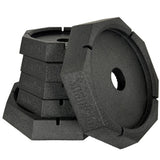 SnapPad XTRLXSP6 Permanent Jack Pad, XTRA XL LUX 9" & 12" Round, 6/pk