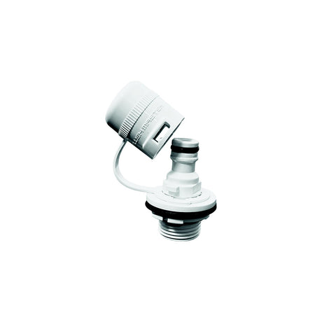 Flushmaster SMFMQCMW Flush Port Quick Connect, White, Quick Connect Mercury, Mercury Outboards