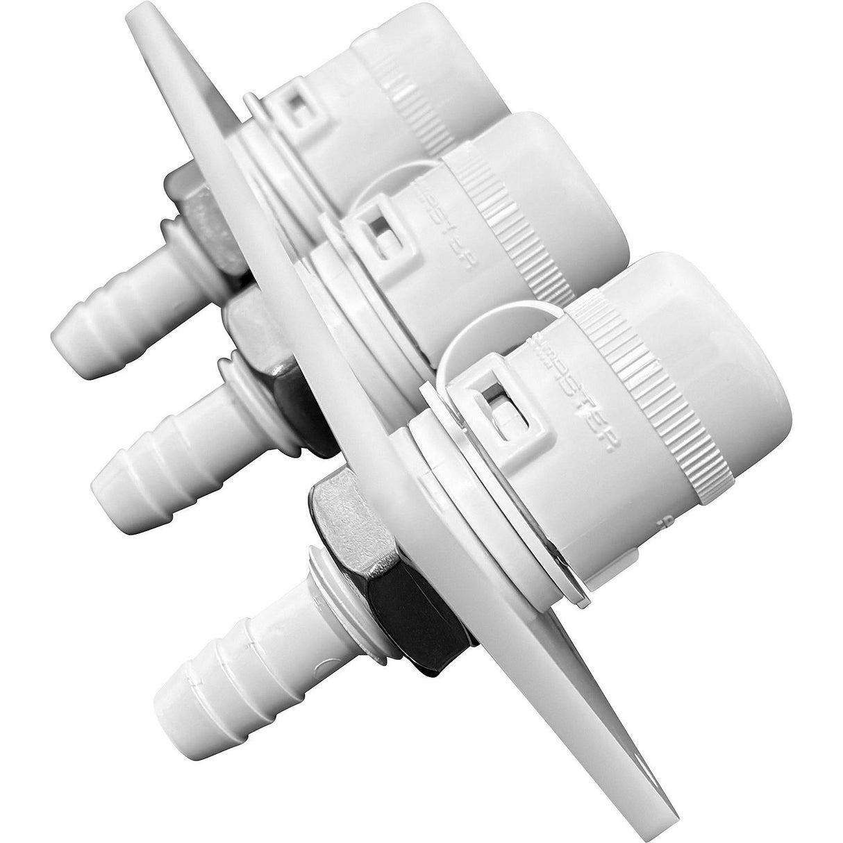Flushmaster SMQCR1WV38 Flush Port Reroute, 3/8", White, Vertical