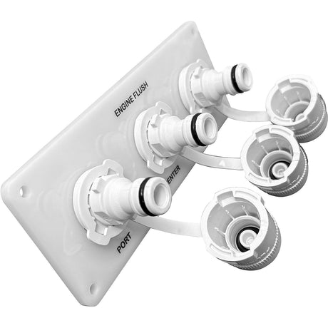 Flushmaster SMQCR1WV38 Flush Port Reroute, 3/8", White, Vertical