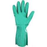 Raven Safety, 6533, Nitrile 15mil Grn GLOVE L Pr, Green, 13", 15 mil, Nitrile, Large