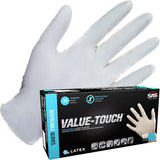 Raven Safety, 6593, Latex 5mil Wht L PWDR 100/bx, Latex, White, ≥ 240, 5 mil, Large