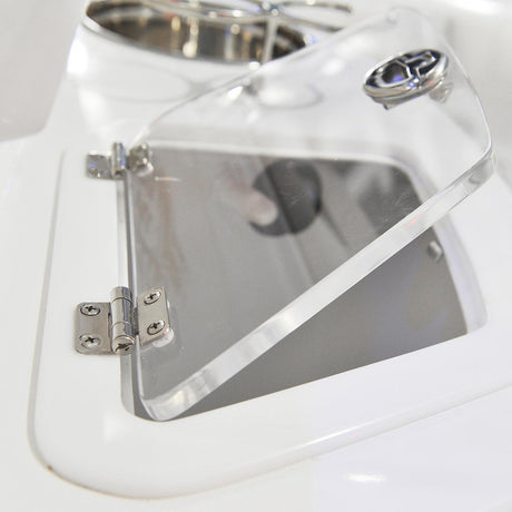 Seachoice Barrel-Up Friction Hinge, 316 Stainless Steel, 1-1/2 in. X 2-1/4 in., 1 Pair