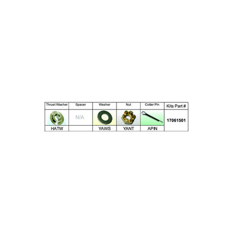 Solas 17061501 Fixed Hub Prop Hardware Kit - Honda, Type A