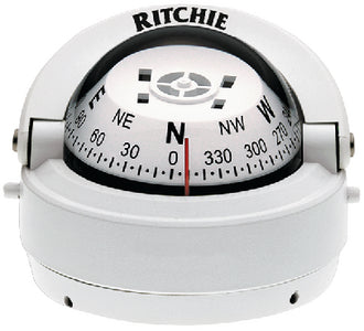 Ritchie Navigation S-53W Explorer Compass Wht/wht Dial - LMC Shop