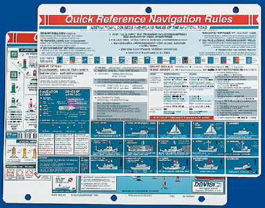 Davis Instruments 125 Navigation Rules Ref. Card - LMC Shop