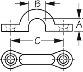Sea-Dog Line 081200-1 Pad Eye Ss 5/16in - LMC Shop
