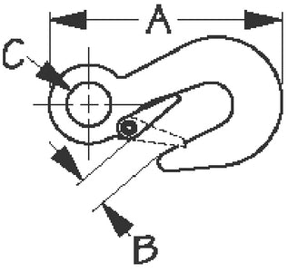 Sea-Dog Line 155822-1 Galvanized Forged Steel Utilit - LMC Shop