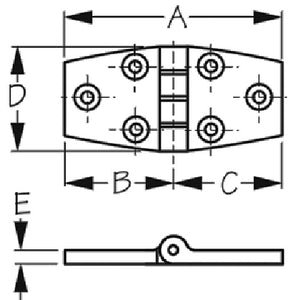 Sea-Dog Line 202530-1 Hinge- Door  Black Nylon Pair - LMC Shop