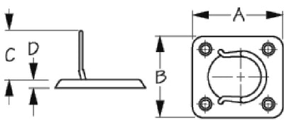Sea-Dog Line 221830-1 Stainless Surface Mount Lift - LMC Shop