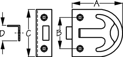 Sea-Dog Line 221920-1 Ring Pull Latch Spring Loaded - LMC Shop
