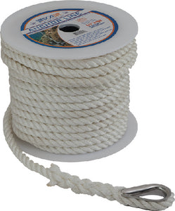 Sea-Dog Line 301110150WH-1 Anchor Line Wh 3/8 X150' 1/pk - LMC Shop